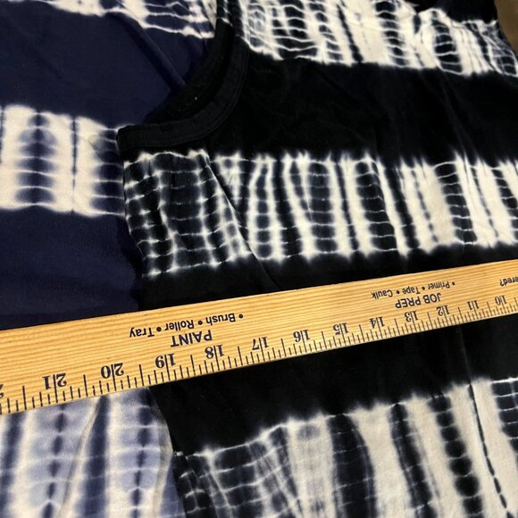 Ocean Patrol Mens XL Tie-Dye Tank Tops Set Of 2 Navy & Black Cotton Made In Indi - Picture 5 of 5